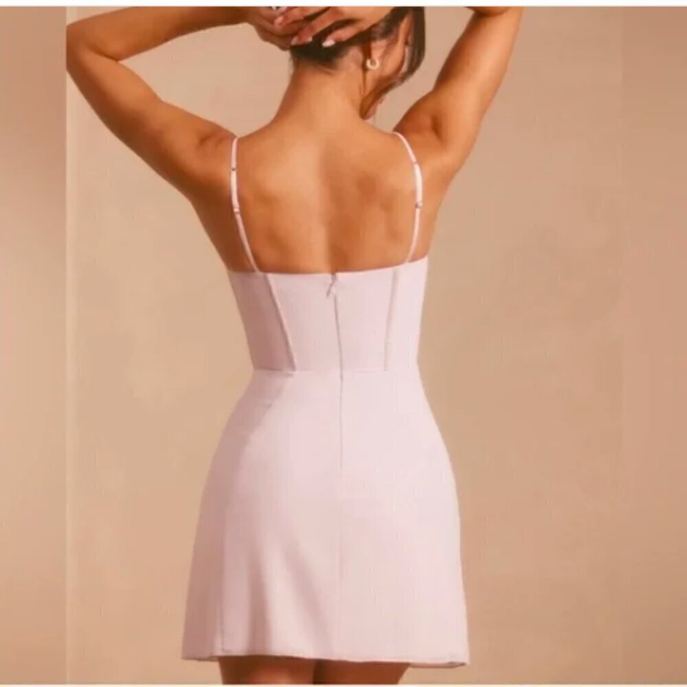 NWT - OH POLLY ELWIRA GEORGETTE A-LINE CORSET MINI DRESS - Picture 4 of 12